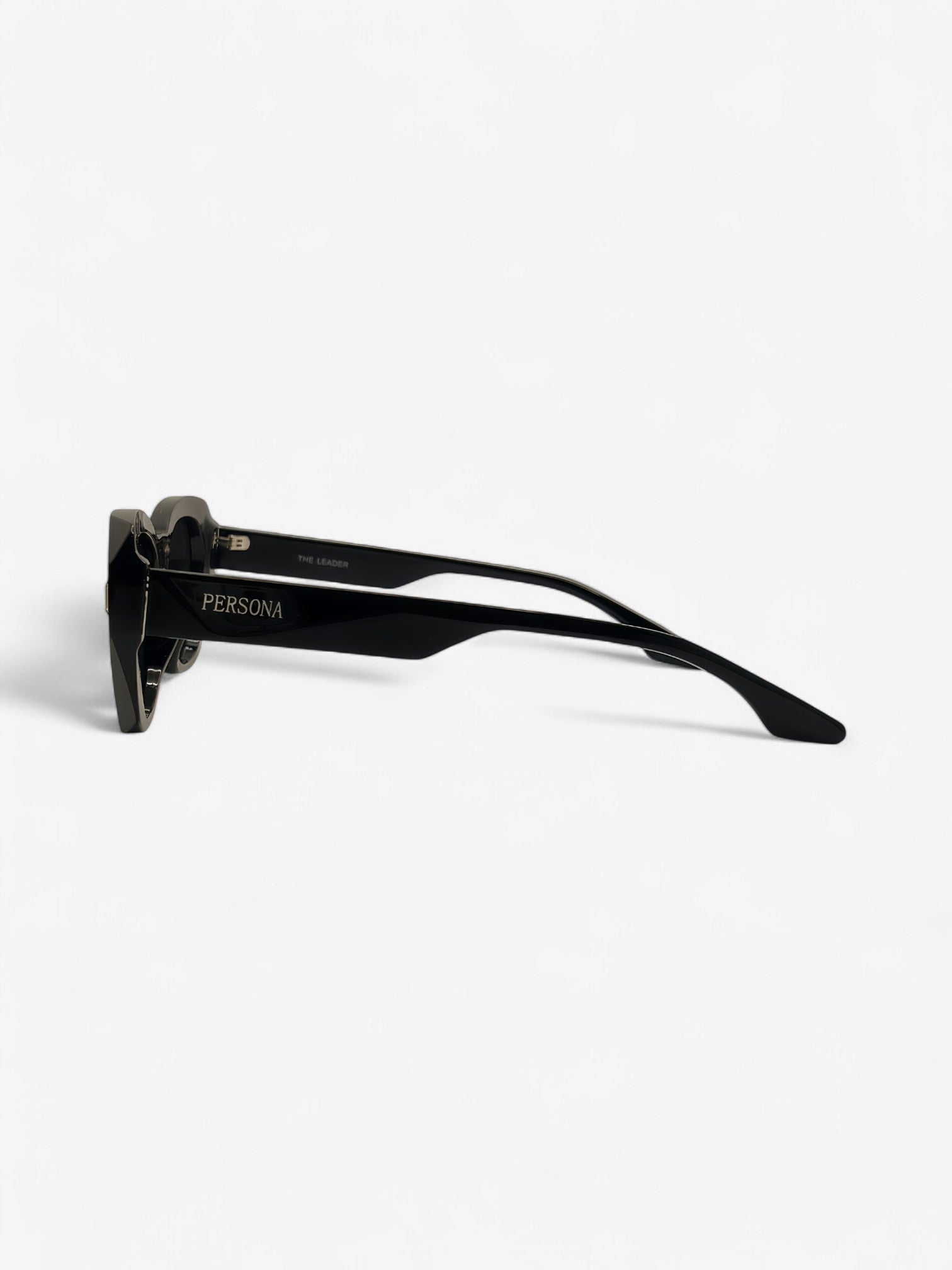 Side profile of Leader sunglasses - sophisticated cat eye design