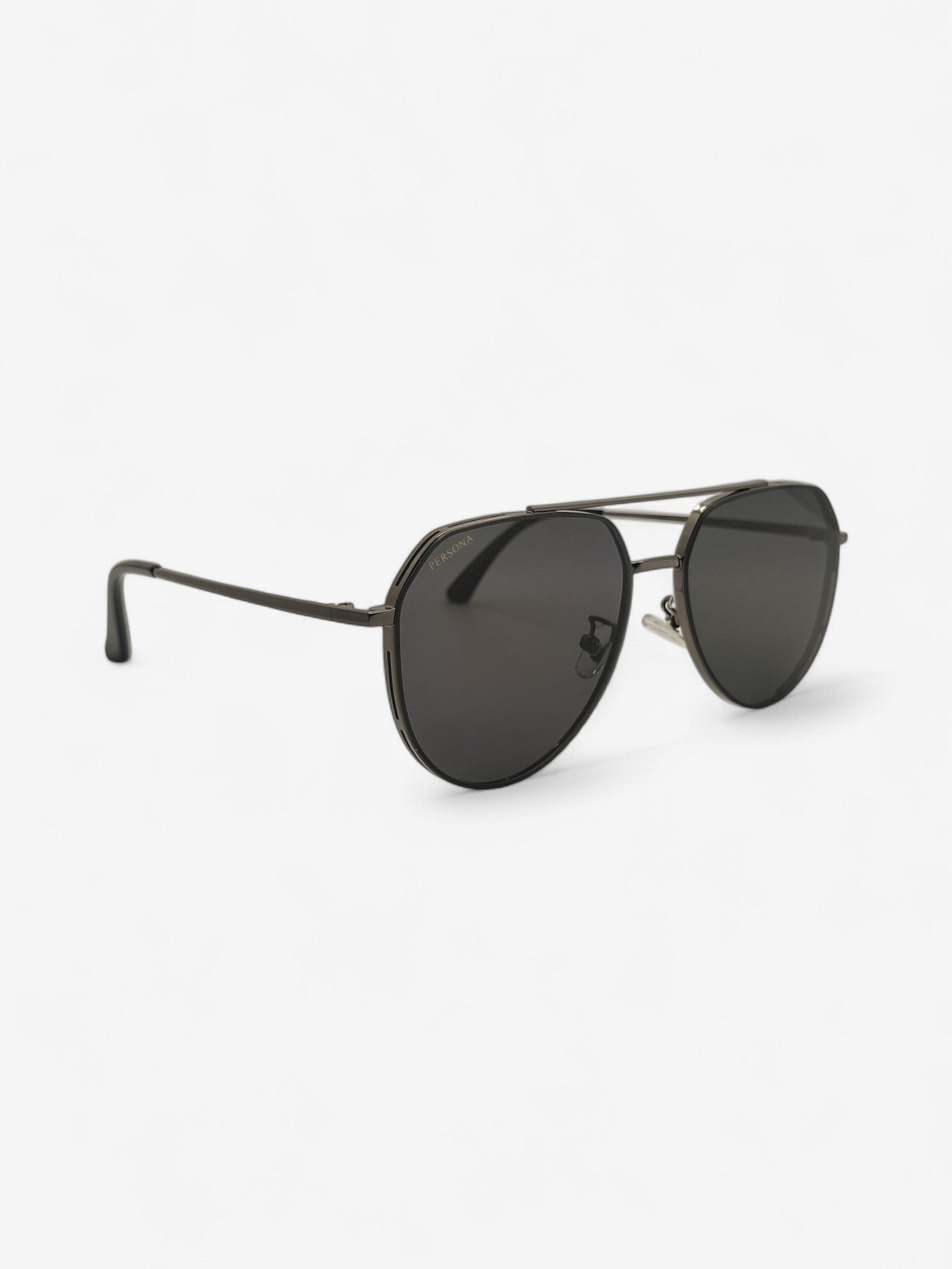 Angled shot of polarised Maverick sunglasses - lightweight UV protection 