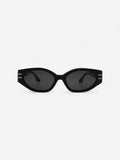 Black cat eye sunglasses for women and men - The Rebel - edgy UV-protected design 