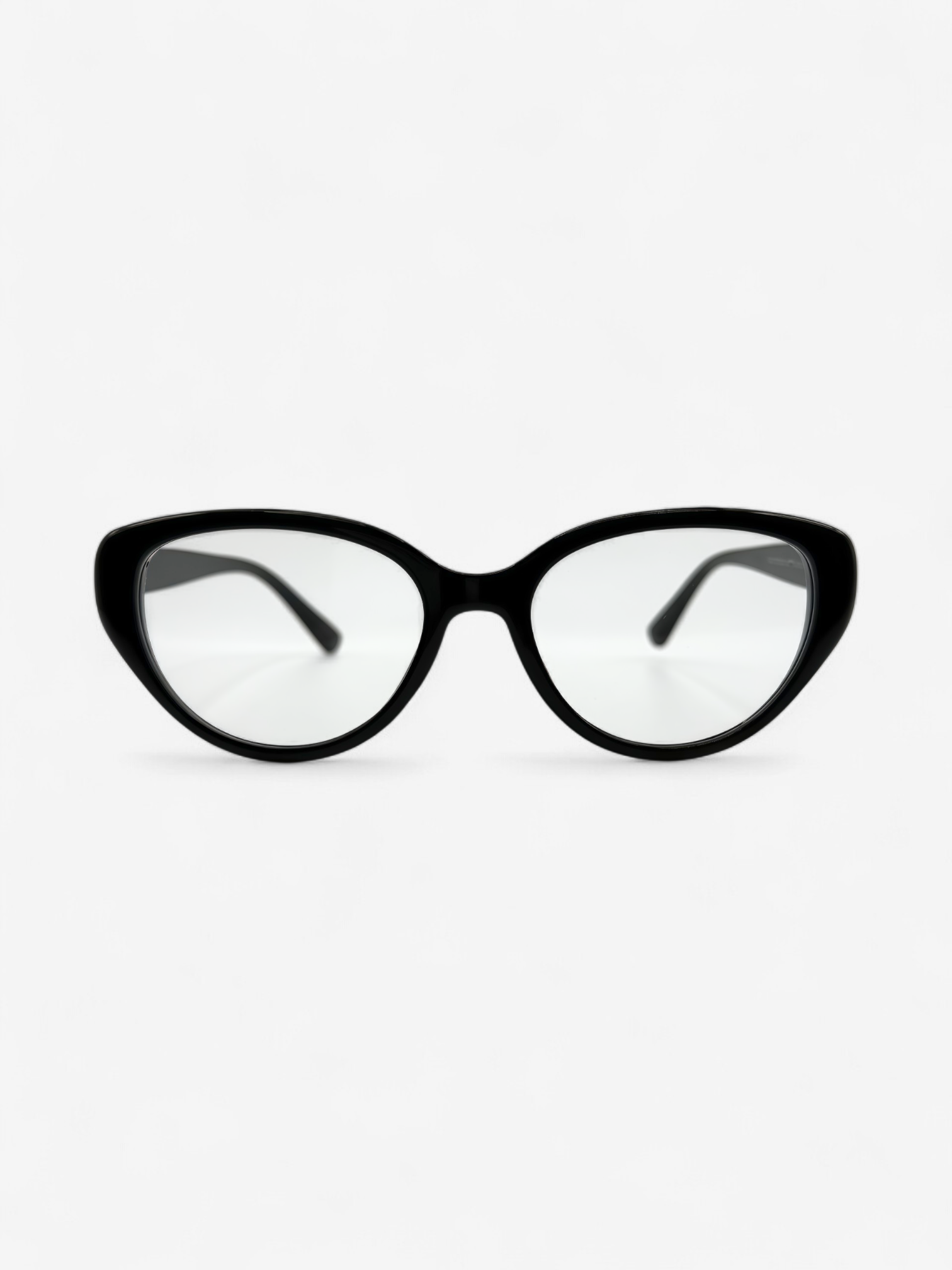 blue light cat-eye glasses - Clarity - Black